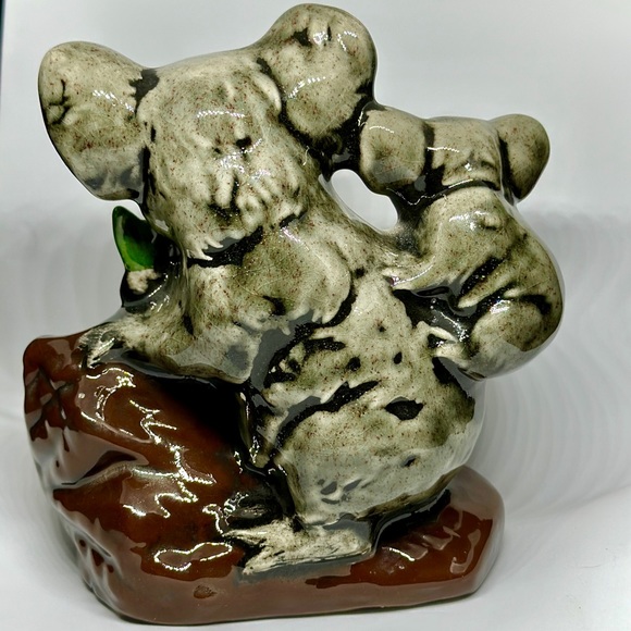Vintage 1982 Koala Decor Figurine Ceramic Glazed - Great Condition Kitch Unique - Picture 3 of 8